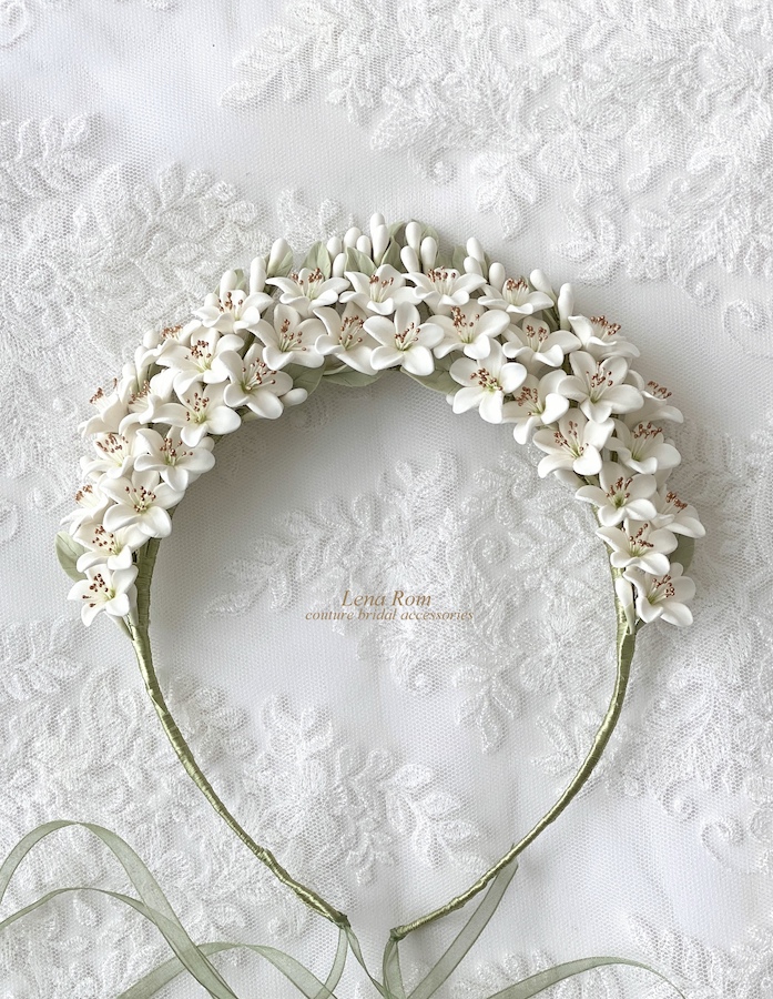 Orange Blossom / Bridal Crown | Lena Rom Bridal