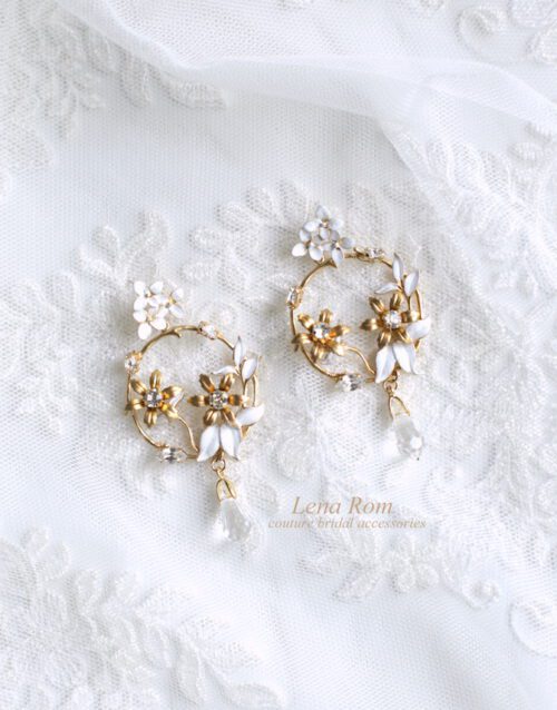 Buy Bridal Chandelier Earrings Long Bridal Earrings Silver Online in India   Etsy