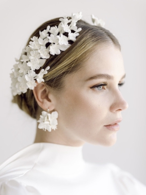 Blossom twigs bridal headpiece Style 905