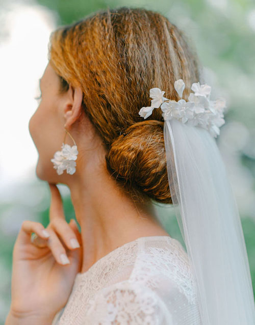 VERMONT | floral bridal comb